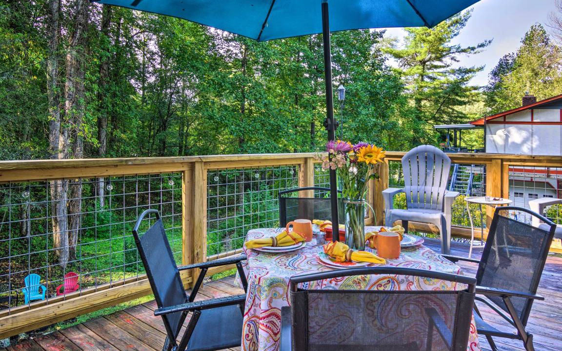 Hendersonville Cottage | 57 m² Cabin ∙ 2 bedrooms ∙ 5 guests
