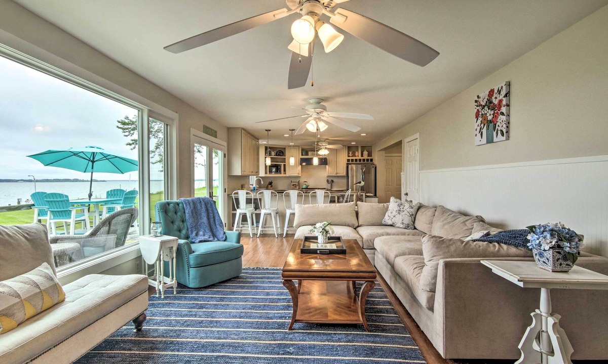 Cambridge House | Choptank River Beach Home w/Pier in Cambridge!