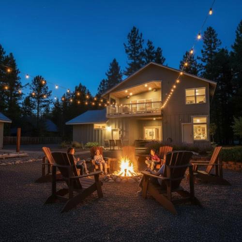 Ronald House | Cozy Pine Cabin Private Pool Access & Family Fun