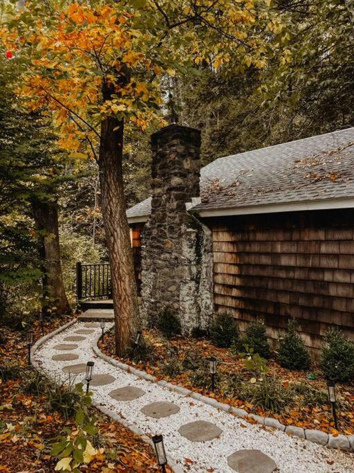 Gaylordsville House | Creek Side Cabin with Wood Fired Hot Tub and Fire Pit