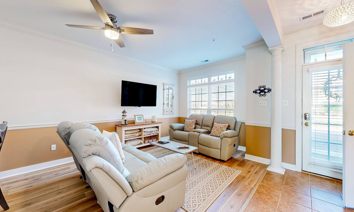 Villages of Five Points House | Dog-friendly Villages of Five Points townhouse with pool, tennis, gym, grill