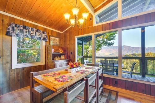 Chalet Village House | Hot Tub and Mountain Views at Gatlinburg Cabin!