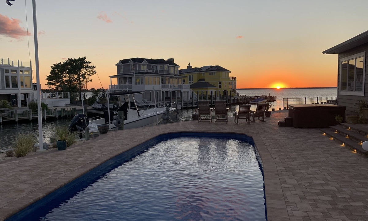 Loveladies House | Lagoon Front With Amazing Bay & Sunset Views, Pool, Gas Fire-pit, Outdoor Bar!