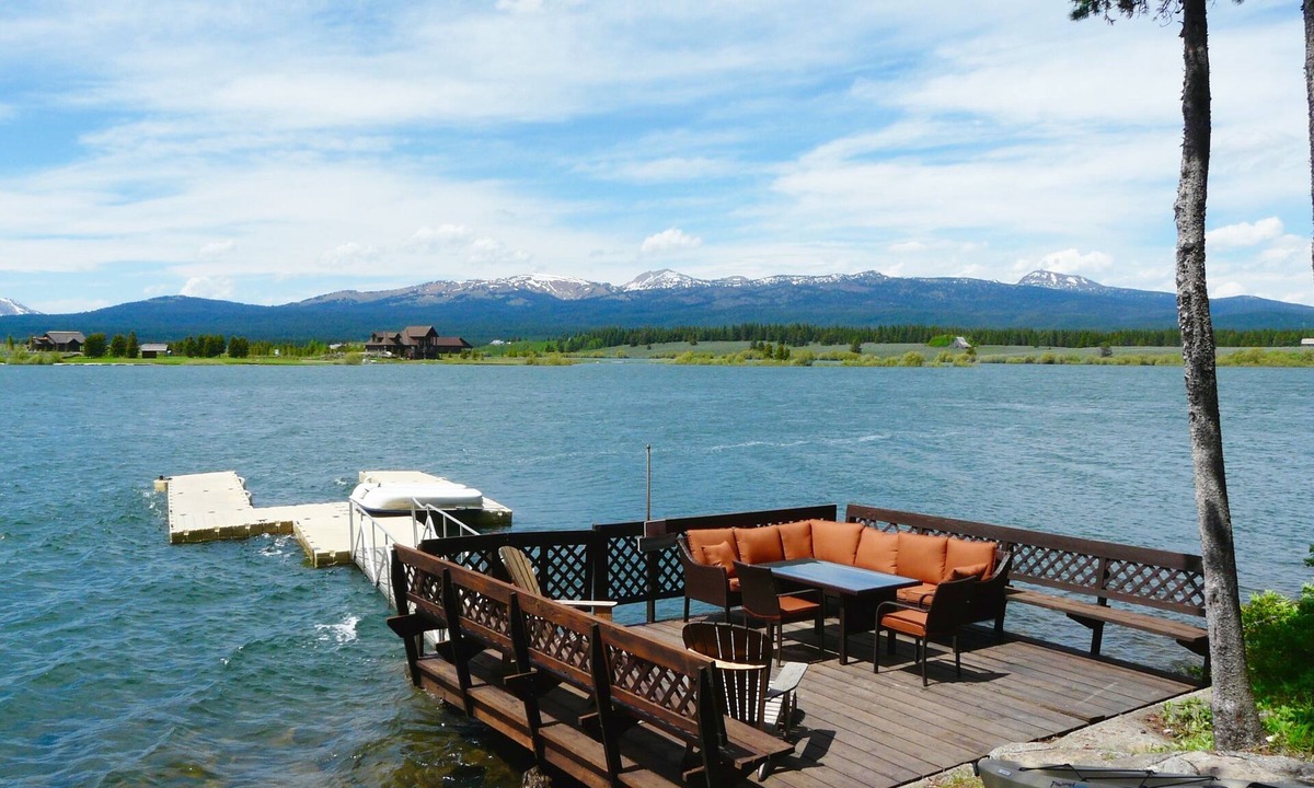 Island Park Cabin | Lakefront Retreat 4BR/2BA, Private Dock and Lake Access, RV Hookup, Great Views!