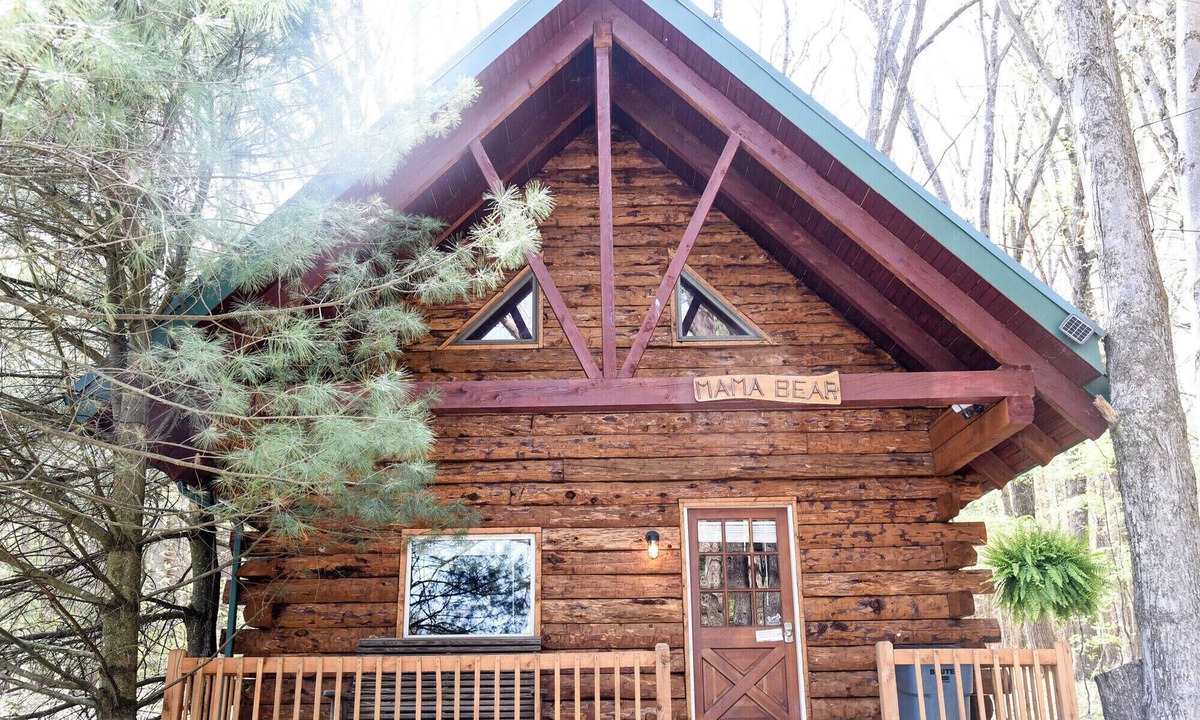 Leeper Cabin | Mama Bear Log Cabin near Cook Forest State Park