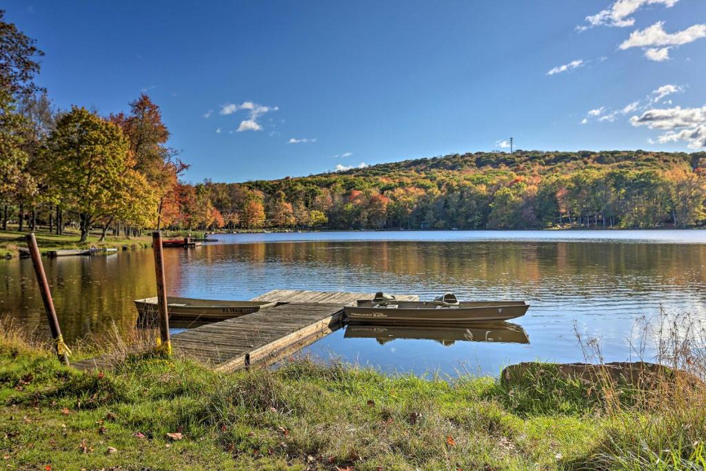 Locust Lake Village House | Pet-Friendly Pocono Paradise with Lake Access!