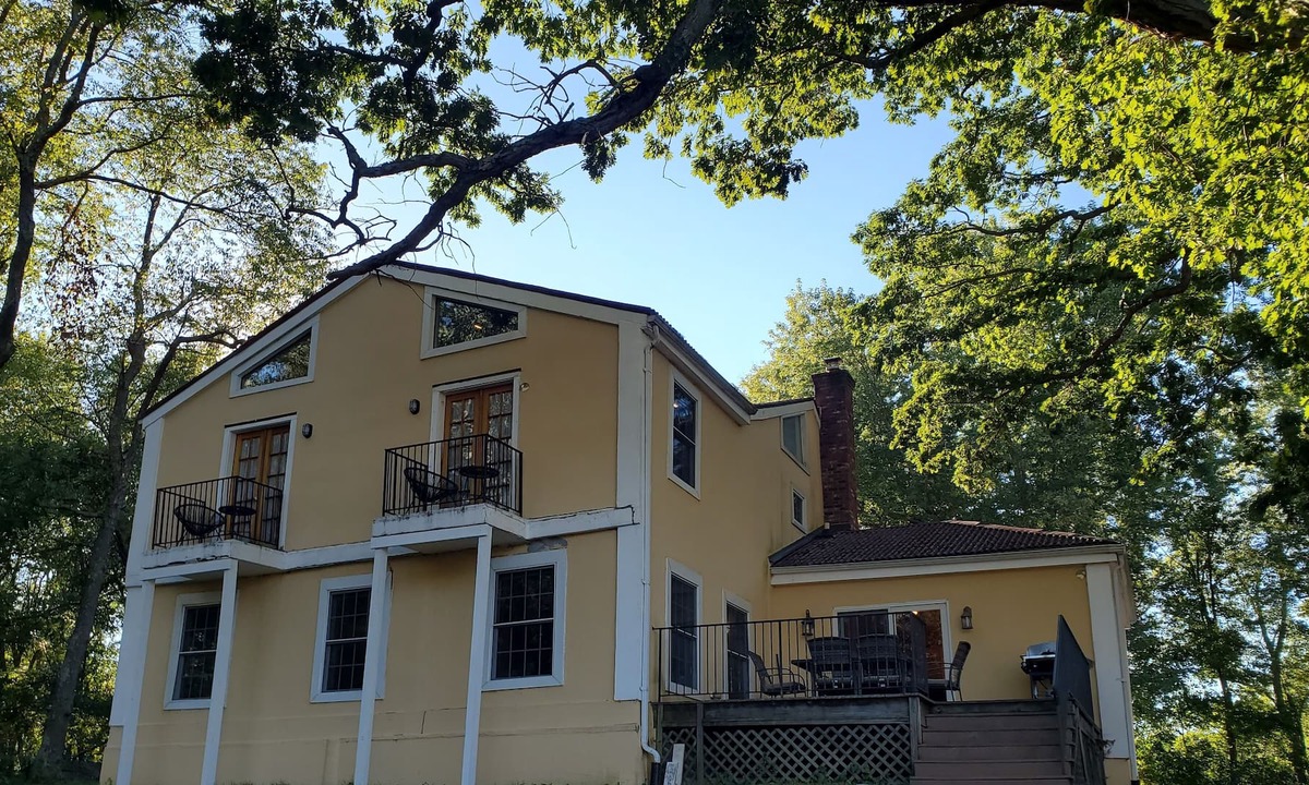 New Hampton Villa | Secluded Contemporary Home on 12-Acre Property!