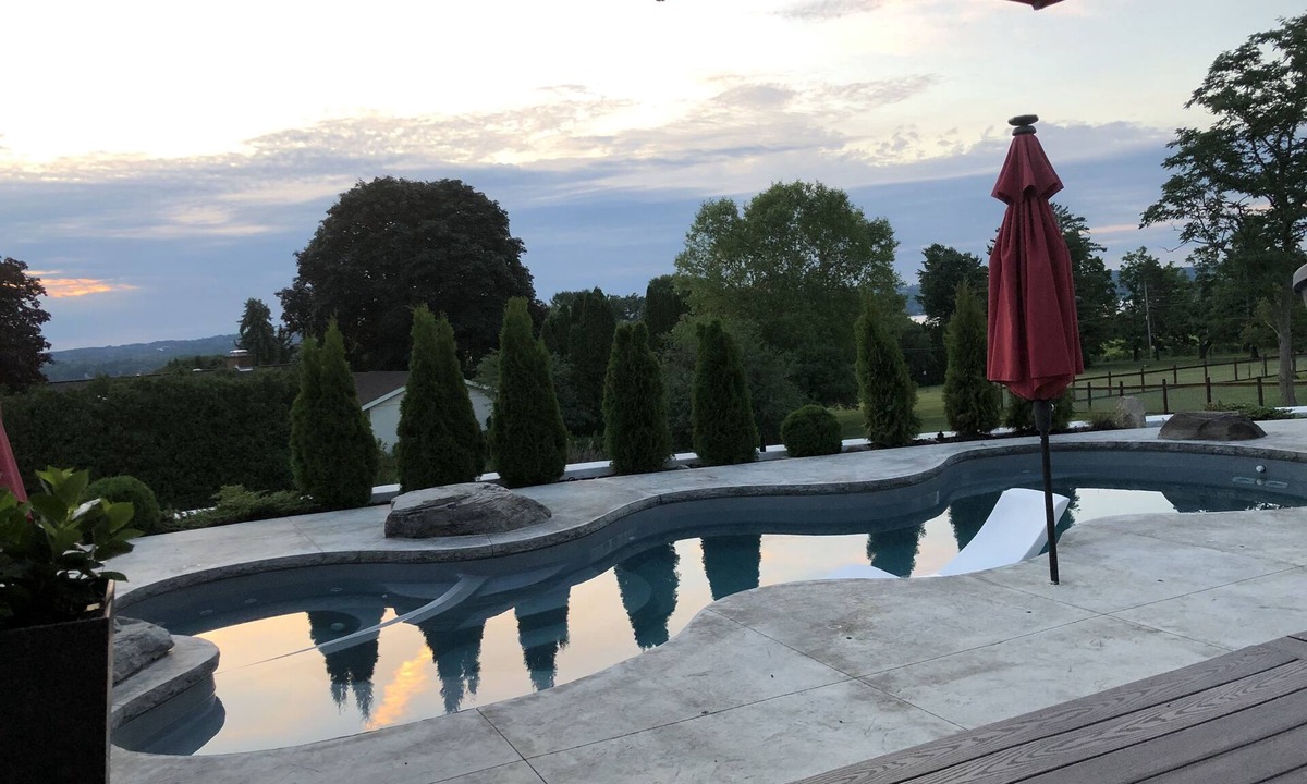 Skaneateles House | Stay in your own, private resort. 4 br with heated pool, hot tub and lake views!