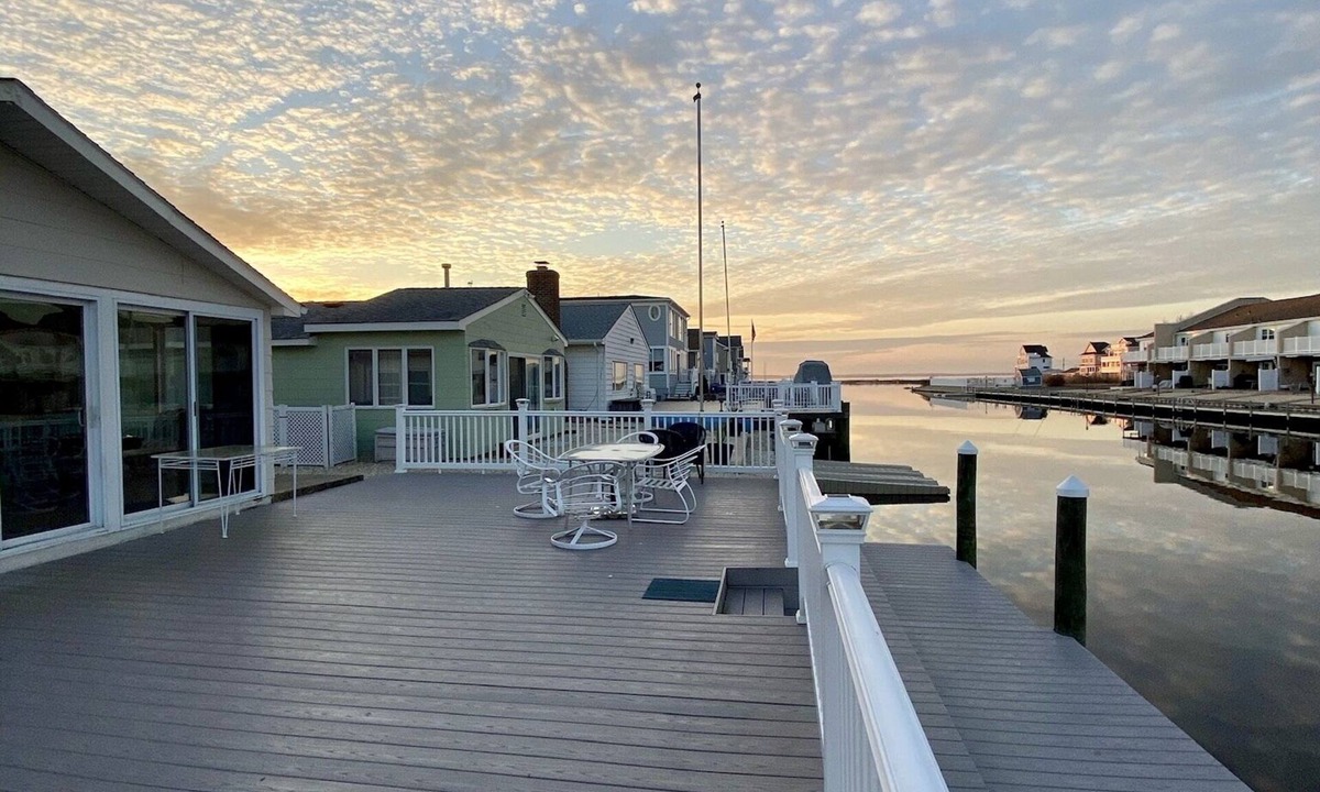 Ocean Beach I House | Waterfront Lavallette Home with Private Dock, C-A/C, Beach Badges, & Parking!