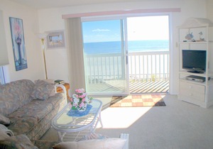 Corner unit in the Ocean's Edge Building