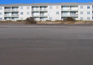 Corner unit in the Ocean's Edge Building