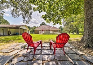 JuJus Place Warsaw House with Deck and Tree Swings!