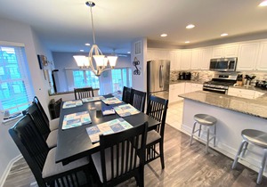 Landis Avenue facing large deck perfect for sunbathing or relaxing. Nice short walk to the beach!