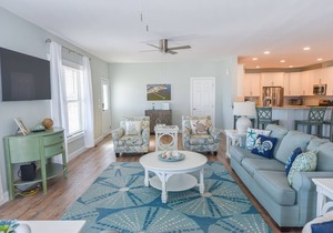 Lovely home, wraparound porch, waterfront, pools, beach, pet friendly!
