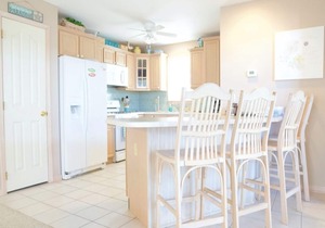 Spacious home with loads of decks for your family's vacation enjoyment.