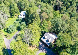 Timber framed cabin nestled in the Pocono Mountains on a private 400 acre estate