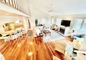 Townhouse located half a block from the beach.