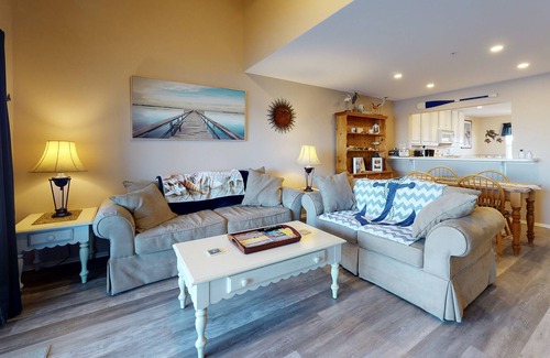 Ocean View Condo | Bethany Bay Condo Overlooking the Bay w/Shared Pool, Private W/D, WiFi