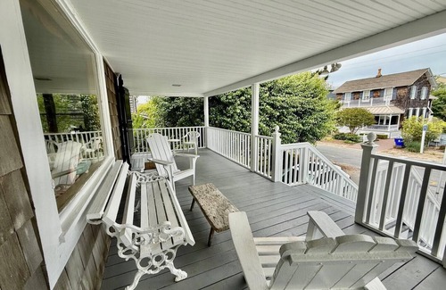 Sussex County Cottage | Coastal Cottage Just Steps from Beach with Private Elevator & Spacious Porches!