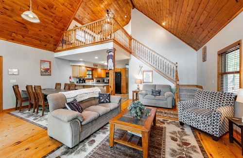 Oakland House | Cozy Lakefront Escape w/Private Dock & Hot Tub