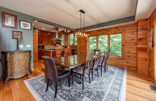 McHenry House | Elegant Ski-In/Out Lodge w/Fireplaces & Hot Tub