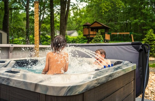 Pocono Summit House | NEW Dream House | Hot Tub, Game Room, Lake Access