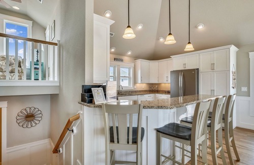 Ocean Sands House | Only 70 Steps to beach access! Elevator! Heated Pool! Pets, Pool Table, Hot tub