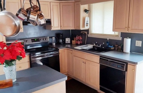 Tobyhanna House | Quiet Chalet with Fireplace, Wi-Fi, and Grill