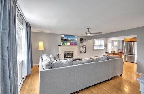 Point Pleasant Beach House | Spacious 4 BR house - One block from private beach w/beach passes