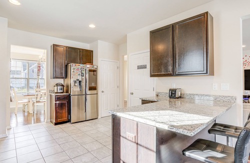 Ewing House | Spacious Ewing Township Home: Home Gym & Deck!