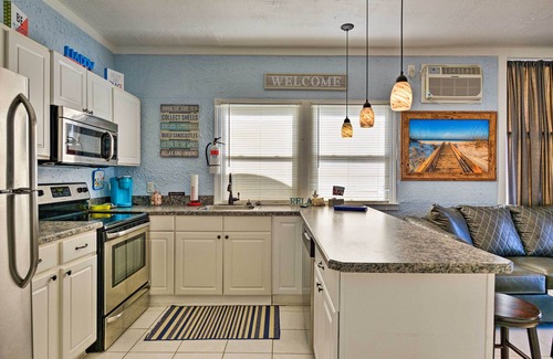 Brigantine Condo | Walk to Beach: Coastal Brigantine Condo w/Patio!