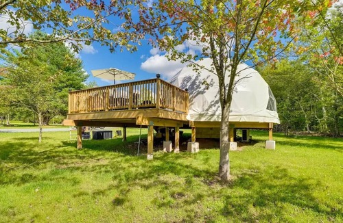 Monticello Cabin | 007 Geodome - Unique Escapes "007" Luxury Camping Geo-Dome!