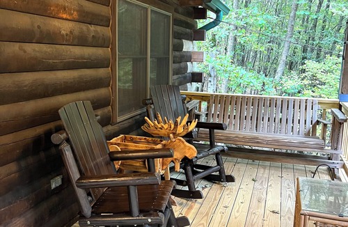 Albrightsville Cabin | 15min to Ski & Hiking, Log Cabin, Indoor Hot Tub, Game Room & Resort Amenities