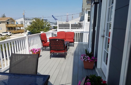 Avalon Condo | 2nd Floor/Spacious deck to enjoy your sunset evenings after the beach, which is only a 3 block walk.