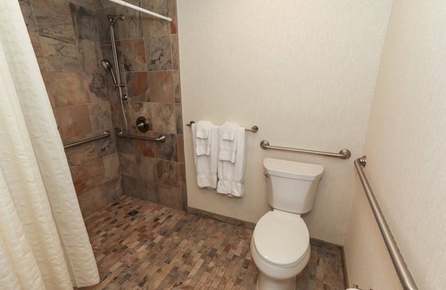 Fairfield Cabin | Accessible King Rm w/Sofa Bed + Outdoor Area