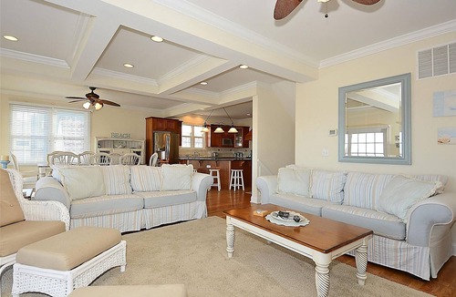 South Bethany House | Activities included up to $300 FREE PER WEEK! FREE DAILY ACTIVITIES! Amazing OCEANFRONT multi-level 5 bedroom, 5 bathroom home! First class accommodations feature open floor plan with fantastic ocean views,