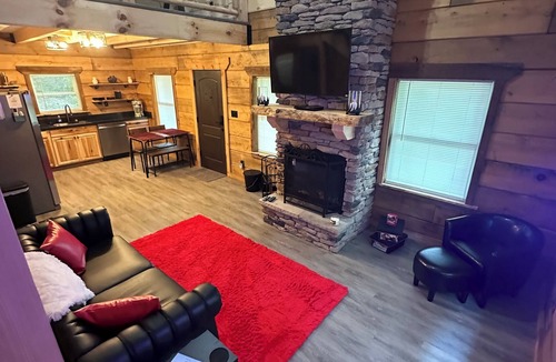 Spring Hill Cabin | ADULT ONLY Naughty Pines log cabin located in South Charleston, WV