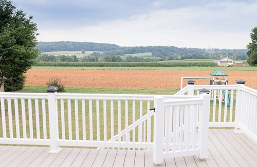 Martindale Apartment | Amish Farmland View Private with a deck facing farmland. Close to attractions.