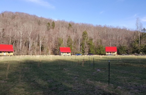 Helvetia RV Rental | Appenzell - Riverside RV Site A4 Mountain Views & Trout Stream