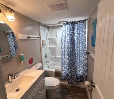 Brigantine Apartment | Beach Block Parking Modern Decor Porch