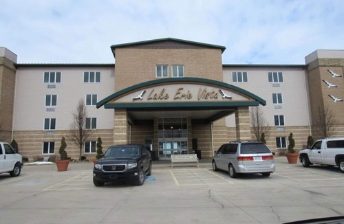 Geneva-on-the-Lake Condo | BEACH LEVEL CONDO L08 -2 BR/2 BA Walk right out to the Private Beach!