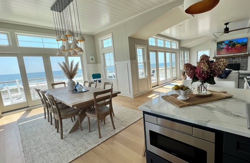 South Beach Haven House | Beachfront with in-deck saltwater pool, panoramic views and private beach access