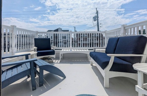 Margate City House | Beachy 3-bedroom house with WiFi and AC in walkable Margate