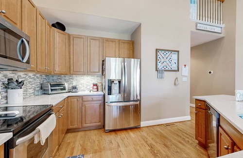 Ocean View House | Bear Trap Dunes house w/golf on-site, fireplace, basketball court, shared sauna