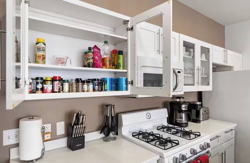 Cultural District Apartment | Best location! Great views on the deck, Large unit!
