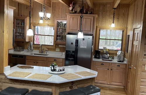 Scottsville House | BLESSING BY THE LAKE Lakefront Cabin w/DOCK, Lake View and 2 Master Suites!