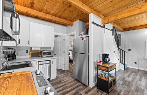 Tamarack Resort House | Blue Haven - Wooded, pet friendly home w/trailer parking, AC, and deck near lake