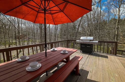 Bushkill House | Bright and Beautiful - 8 person Jacuzzi, fireplace, wifi, fully stocked kitchen