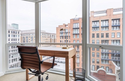 Penn Quarter Apartment | Bright Penn Quarter 1BR w/W/D, Gym, Doorman, nr. Metro, by Blueground