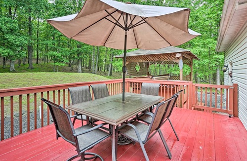 Pocono Mountain Lake House | Bushkill Beauty-HotTub, Firepit, Lake, Outdoor Pool